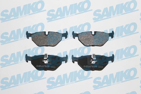 Samko 5SP675 - Brake Pad Set, disc brake www.parts5.com