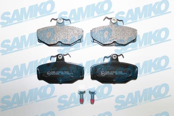 Samko 5SP677 - Brake Pad Set, disc brake www.parts5.com