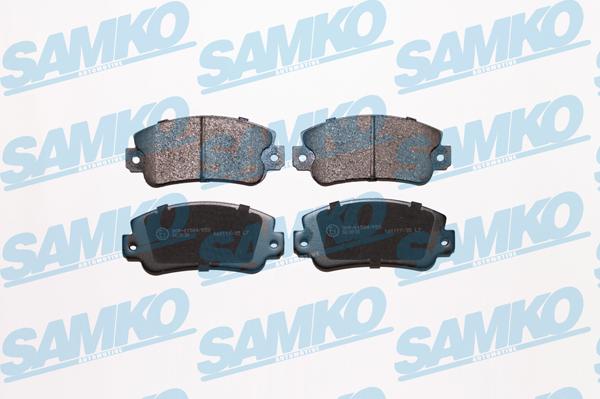 Samko 5SP006 - Brake Pad Set, disc brake www.parts5.com