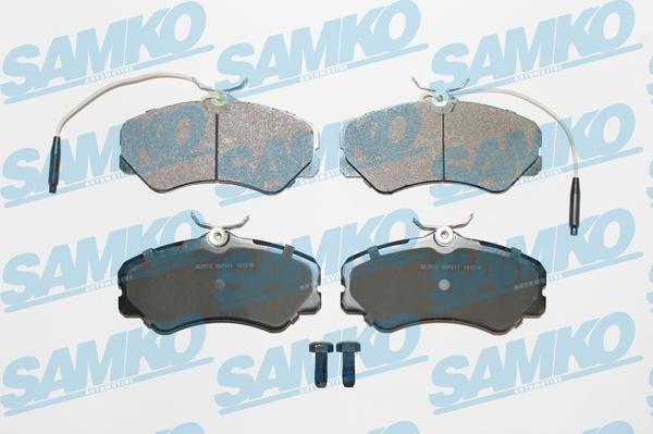 Samko 5SP011 - Brake Pad Set, disc brake www.parts5.com
