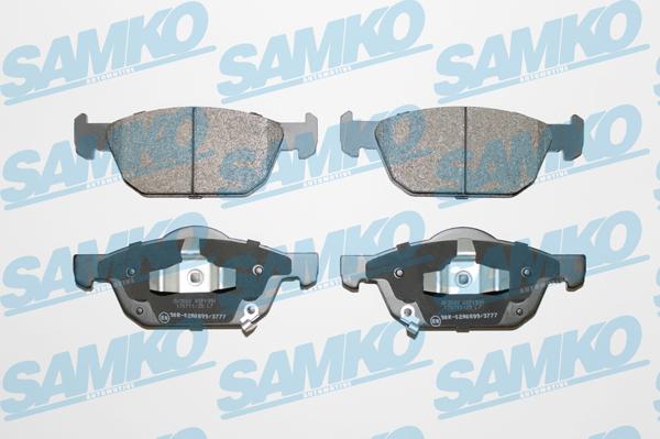 Samko 5SP1991 - Комплект спирачно феродо, дискови спирачки www.parts5.com