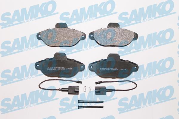 Samko 5SP1906 - Brake Pad Set, disc brake www.parts5.com