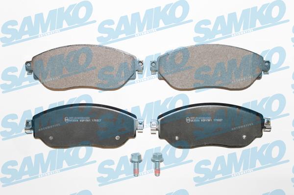 Samko 5SP1901 - Brake Pad Set, disc brake www.parts5.com