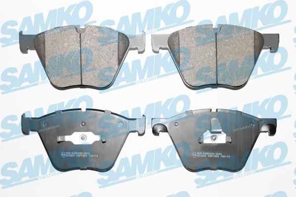 Samko 5SP1908 - Brake Pad Set, disc brake www.parts5.com