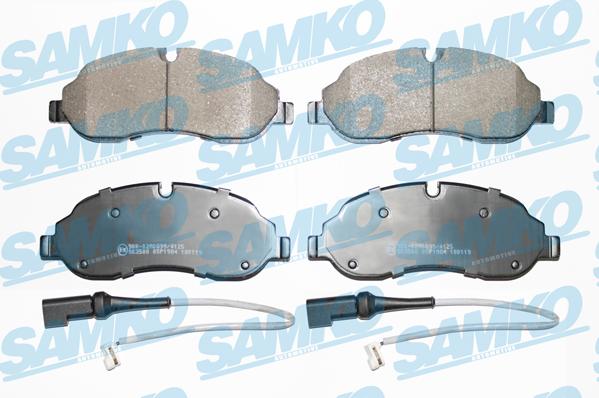 Samko 5SP1984A - Brake Pad Set, disc brake www.parts5.com