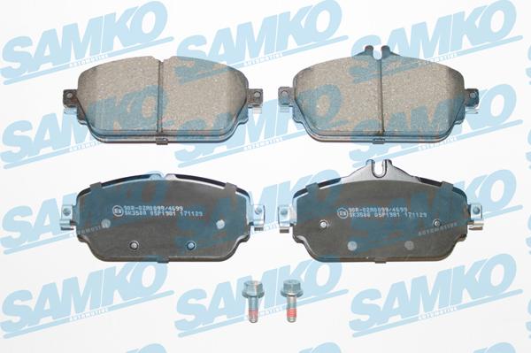 Samko 5SP1981 - Brake Pad Set, disc brake www.parts5.com