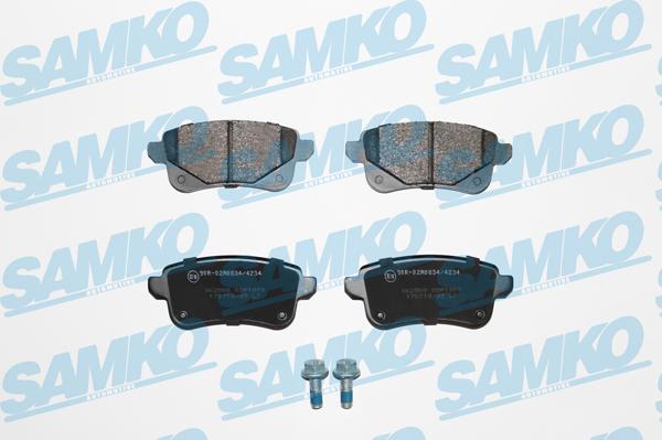 Samko 5SP1979 - Brake Pad Set, disc brake www.parts5.com