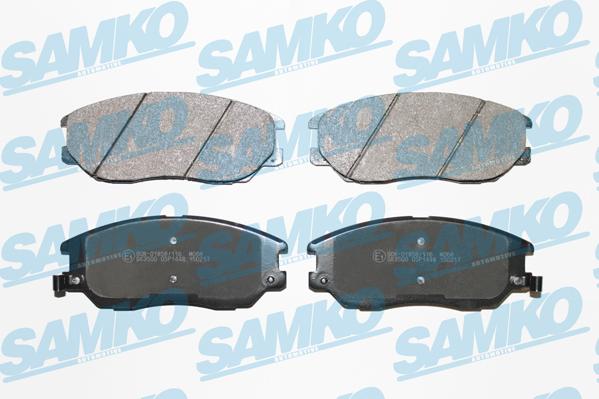 Samko 5SP1448 - Brake Pad Set, disc brake www.parts5.com