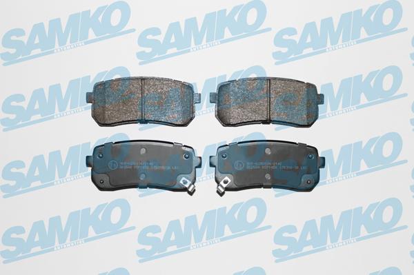 Samko 5SP1450 - Brake Pad Set, disc brake www.parts5.com