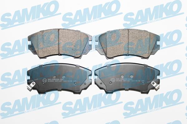 Samko 5SP1467 - Тормозные колодки, дисковые, комплект www.parts5.com