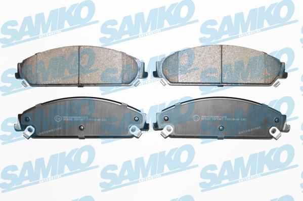 Samko 5SP1401 - Brake Pad Set, disc brake www.parts5.com