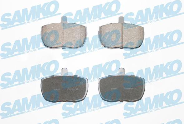 Samko 5SP140 - Brake Pad Set, disc brake www.parts5.com