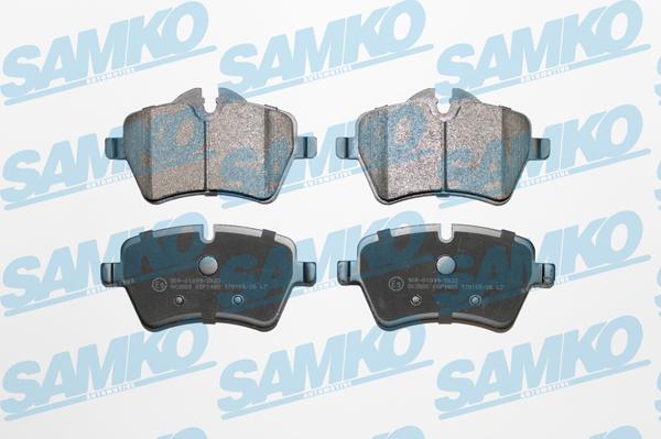 Samko 5SP1485 - Brake Pad Set, disc brake www.parts5.com
