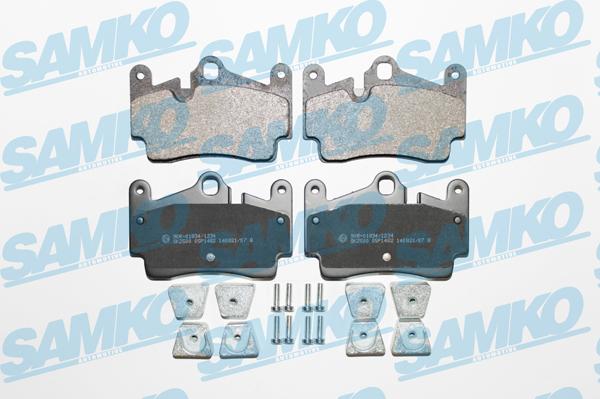 Samko 5SP1482 - Brake Pad Set, disc brake www.parts5.com
