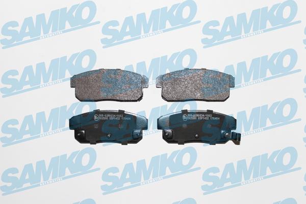 Samko 5SP1432 - Brake Pad Set, disc brake www.parts5.com