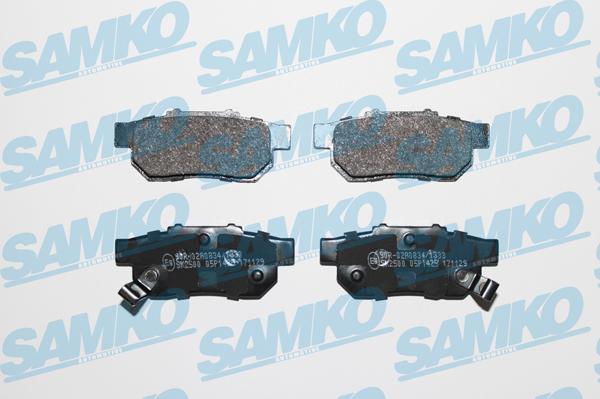 Samko 5SP1425 - Brake Pad Set, disc brake www.parts5.com