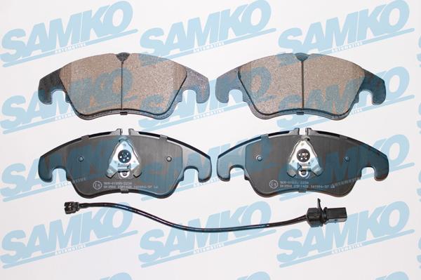 Samko 5SP1420A - Brake Pad Set, disc brake www.parts5.com