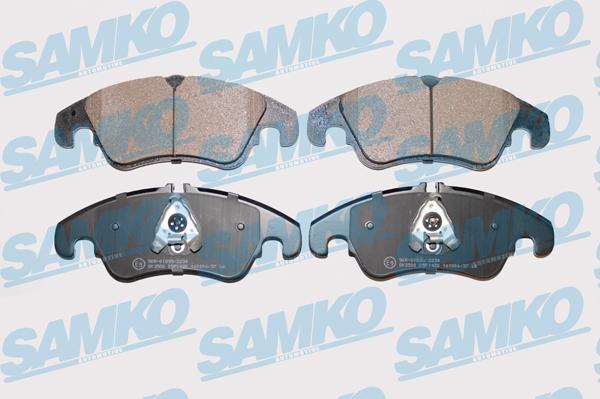 Samko 5SP1420 - Brake Pad Set, disc brake www.parts5.com