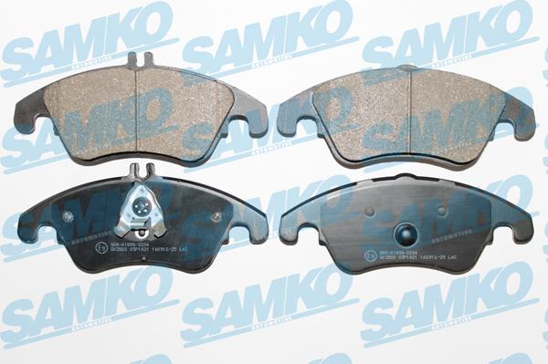 Samko 5SP1421 - Brake Pad Set, disc brake www.parts5.com