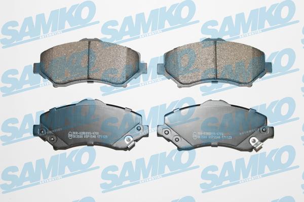 Samko 5SP1548 - Brake Pad Set, disc brake www.parts5.com
