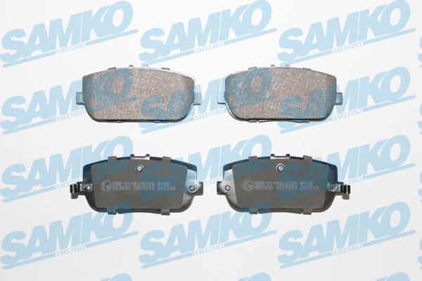 Samko 5SP1554 - Brake Pad Set, disc brake www.parts5.com