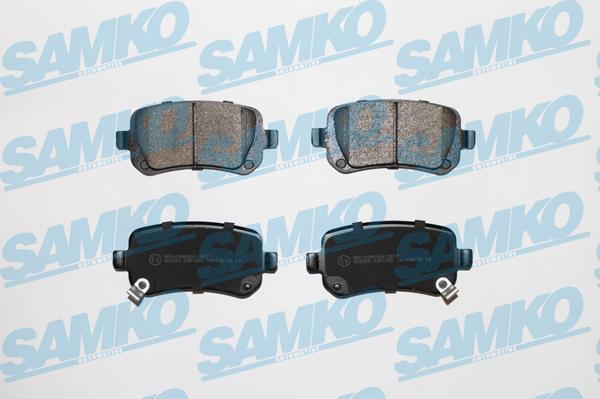 Samko 5SP1550 - Brake Pad Set, disc brake www.parts5.com