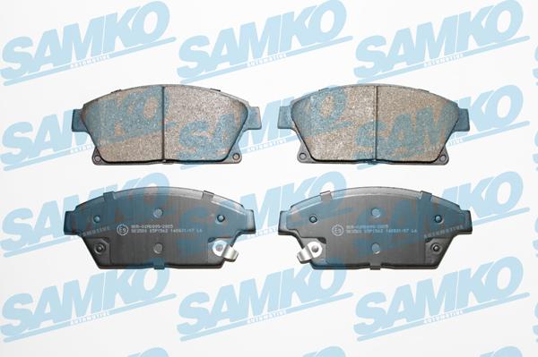 Samko 5SP1562 - Тормозные колодки, дисковые, комплект www.parts5.com