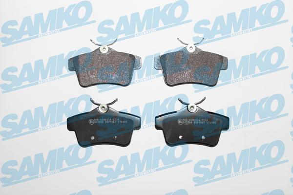 Samko 5SP1567 - Brake Pad Set, disc brake www.parts5.com
