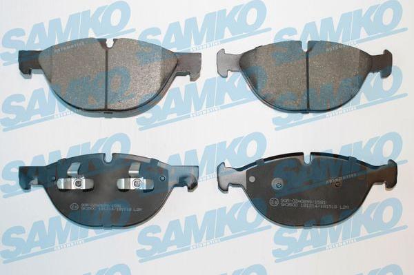 Samko 5SP1518 - Brake Pad Set, disc brake www.parts5.com