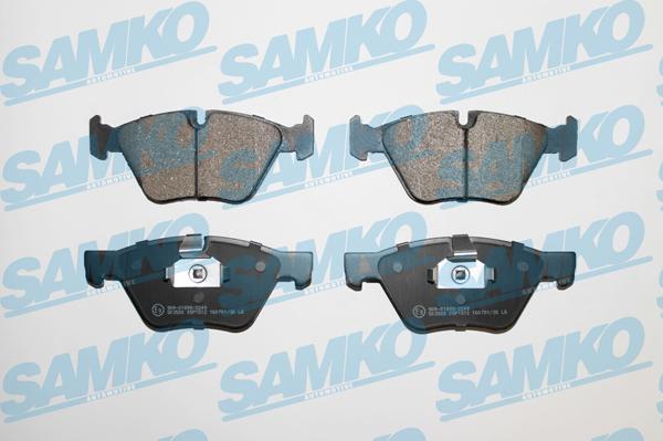 Samko 5SP1512 - Brake Pad Set, disc brake www.parts5.com