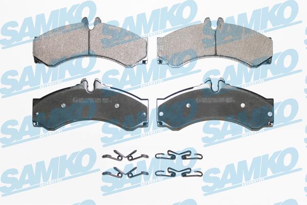 Samko 5SP1517 - Brake Pad Set, disc brake www.parts5.com