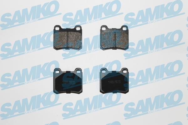 Samko 5SP158 - Brake Pad Set, disc brake www.parts5.com