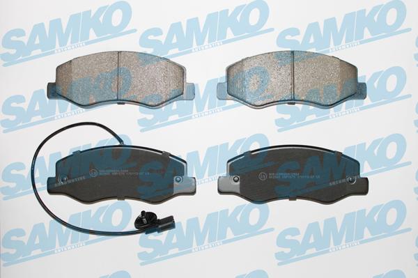 Samko 5SP1570 - Тормозные колодки, дисковые, комплект www.parts5.com