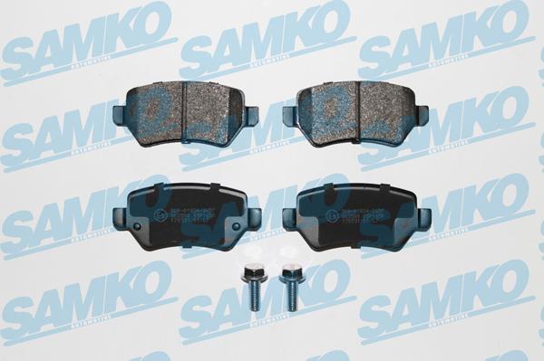 Samko 5SP1650 - Brake Pad Set, disc brake www.parts5.com