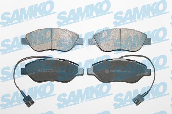 Samko 5SP1658 - Brake Pad Set, disc brake www.parts5.com