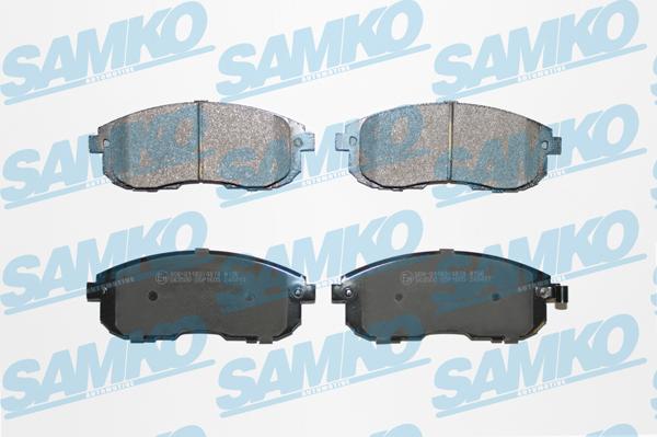 Samko 5SP1605 - Brake Pad Set, disc brake www.parts5.com