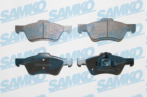 Samko 5SP1622 - Brake Pad Set, disc brake www.parts5.com