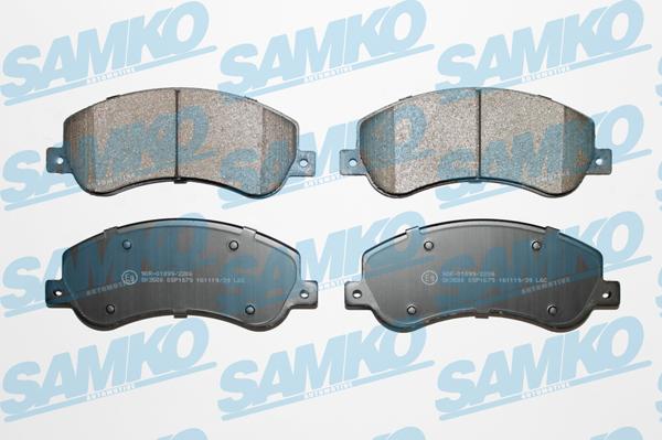 Samko 5SP1679 - Brake Pad Set, disc brake www.parts5.com