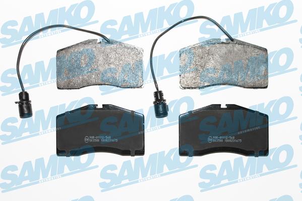 Samko 5SP1675 - Brake Pad Set, disc brake www.parts5.com