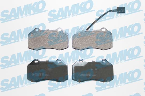 Samko 5SP1670 - Brake Pad Set, disc brake www.parts5.com