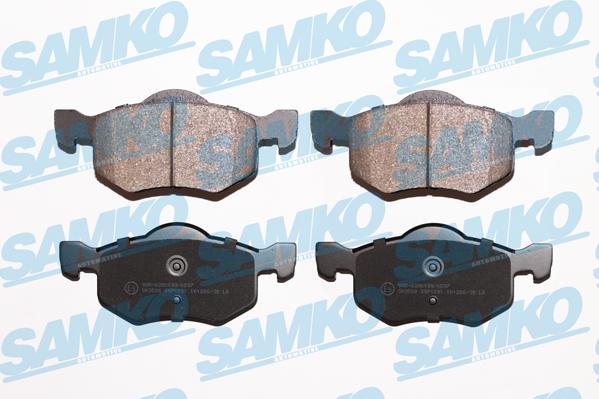 Samko 5SP1091 - Brake Pad Set, disc brake www.parts5.com