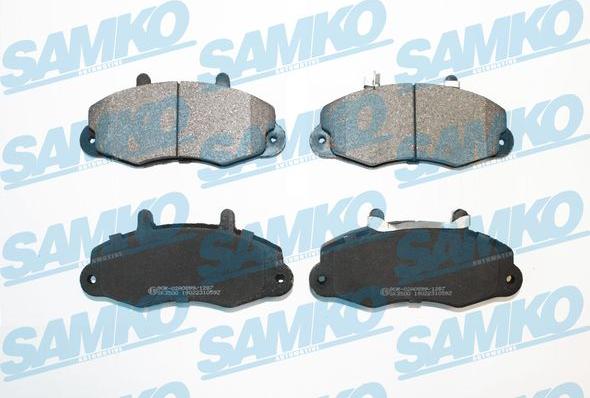Samko 5SP1059 - Brake Pad Set, disc brake www.parts5.com