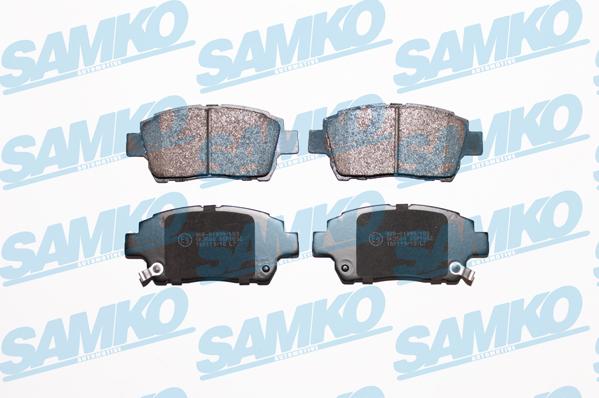Samko 5SP1062 - Brake Pad Set, disc brake www.parts5.com