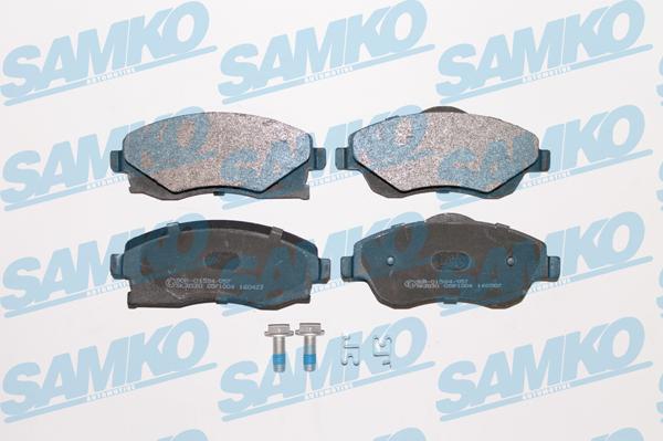 Samko 5SP1004 - Тормозные колодки, дисковые, комплект www.parts5.com