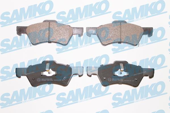 Samko 5SP1006 - Brake Pad Set, disc brake www.parts5.com