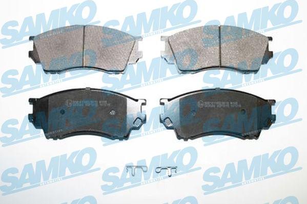 Samko 5SP1019 - Brake Pad Set, disc brake www.parts5.com