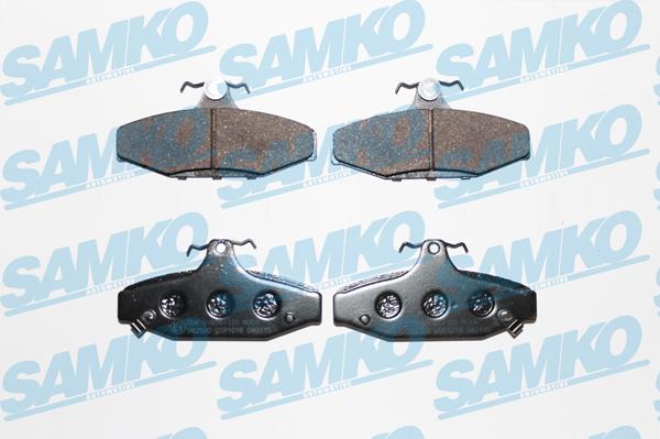 Samko 5SP1018 - Brake Pad Set, disc brake www.parts5.com