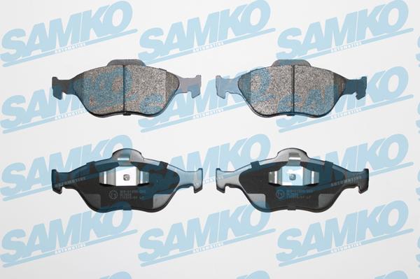 Samko 5SP1088 - Brake Pad Set, disc brake www.parts5.com