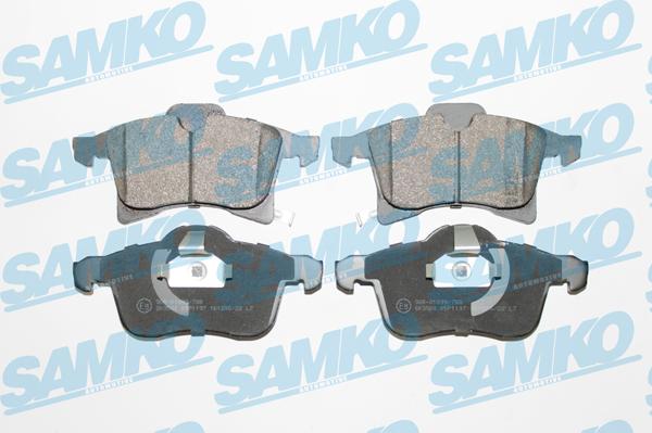 Samko 5SP1197 - Brake Pad Set, disc brake www.parts5.com