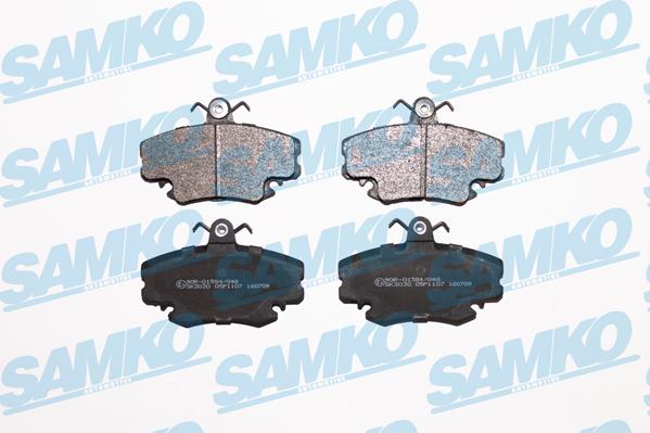 Samko 5SP1107 - Brake Pad Set, disc brake www.parts5.com
